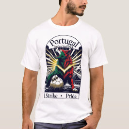 Portugal Fotboll Iberisk Varg, Nationell Stolthet  T Shirt