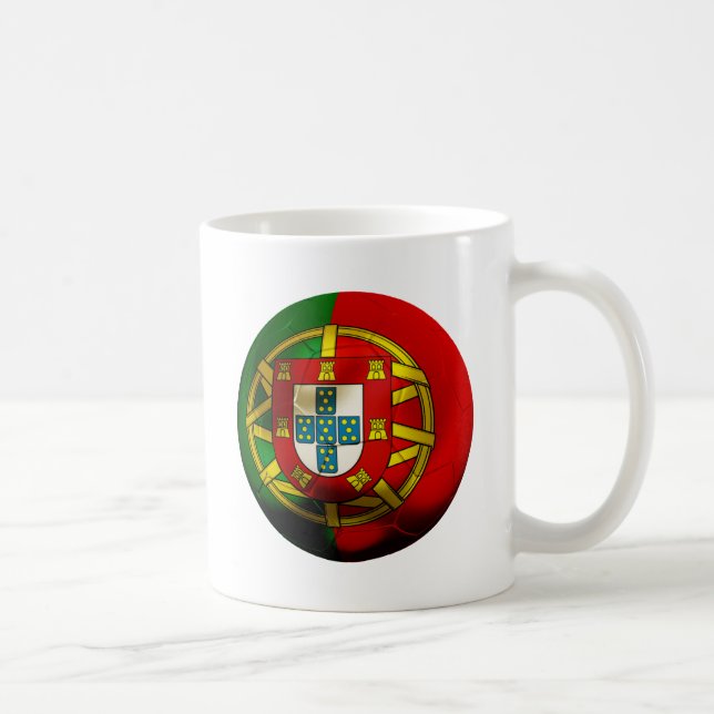 Portugal fotboll kaffemugg (Höger)