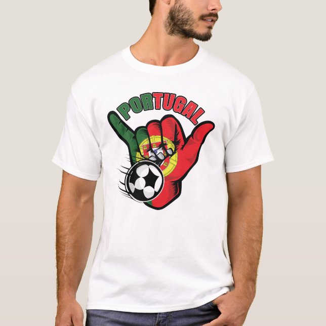 Portugal Fotboll T Shirt (Framsida)