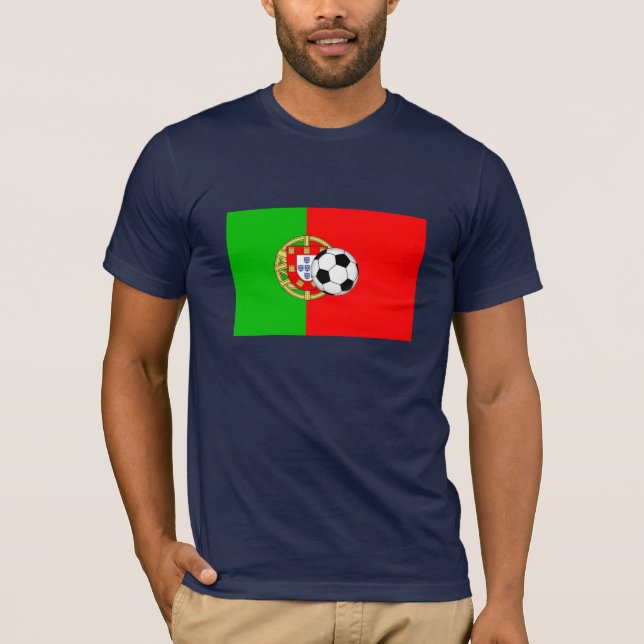 Portugal fotboll t shirt (Framsida)