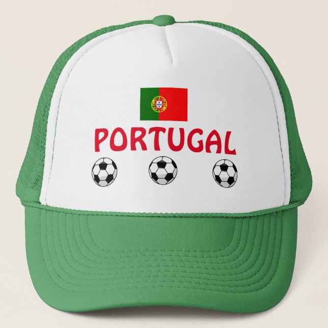 Portugal fotbollhatt keps (Framsida)