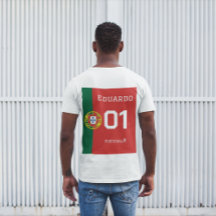 Portugal Fotbollsfanströja - Anpassat Namn & Numme