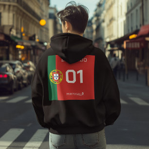 Portugal Fotbollströja för fans - Anpassat namn & T Shirt