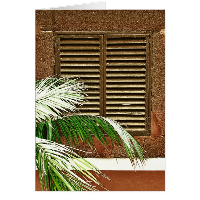 (PORTUGAL) Funchal: Window Card Hälsningskort (Framsidan)