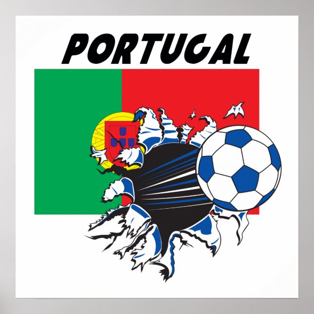 Portugal Futbol Soccer Poster (Framsidan)