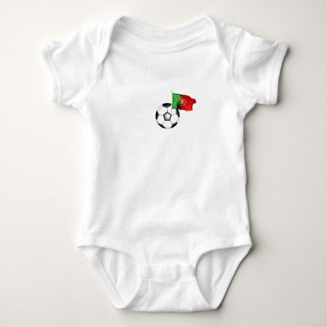 Portugal: Futebol/fotbollbebis Tee (Framsida)