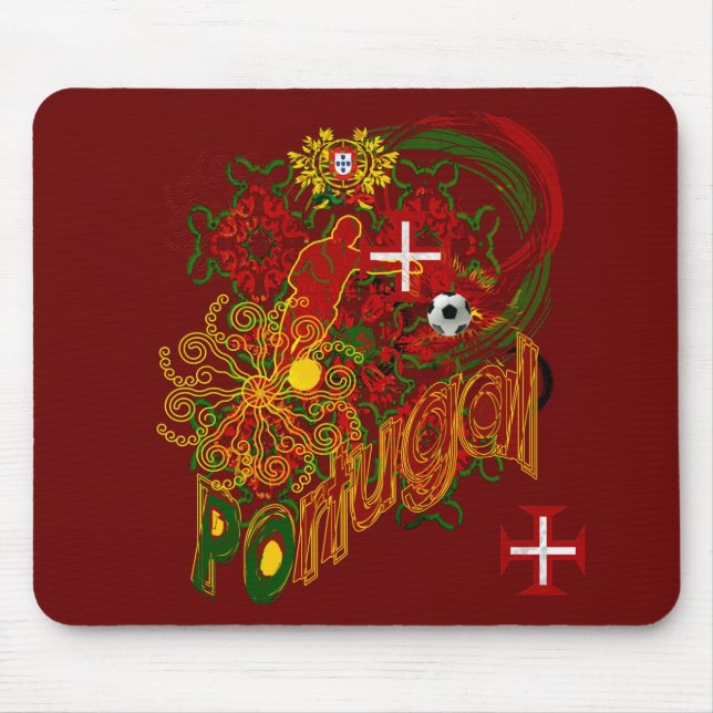 Portugal futebol Tugas Mousepad Musmatta (Framsidan)