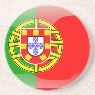 Portugal glansig flagga underlägg