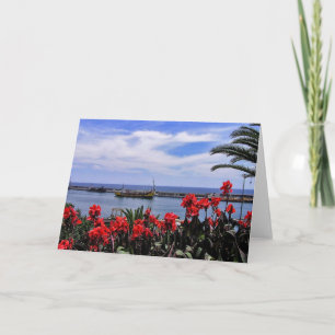 (Portugal) Helgdag vid Funchal, Madeira Card Helgkort
