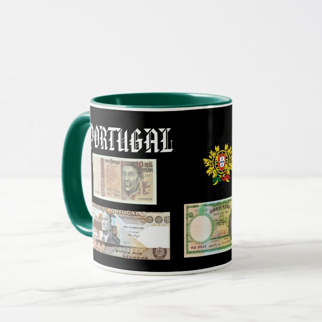 Portugal Historic Money Mugg (Framsida vänster)