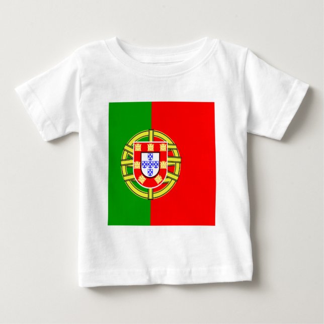 Portugal Högkvalitativ Flagga Tee (Framsida)