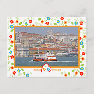 Portugal i bilder - Lissabon från floden Vykort