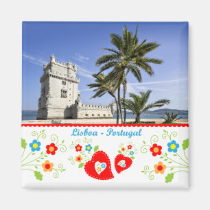Portugal i foton - Belém Torn, Lissabon Magnet