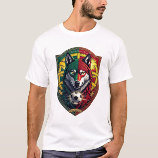 Portugal Iberian Wolf Glory Tee, National  Gift T Shirt