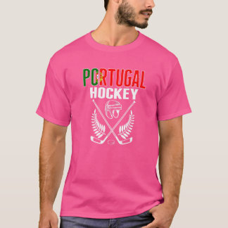 Portugal Ice Hockey Fläkt portugisisk Hockey Team  T Shirt