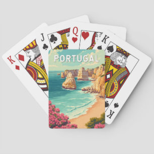 Portugal Illustration Resa Konst Vintage Casinokort