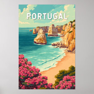 Portugal Illustration Resa Konst Vintage Poster