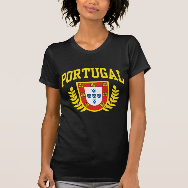 Portugal Jackar Arm T Shirt (Framsida)
