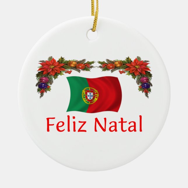 Portugal jul julgransprydnad keramik (Framsidan)