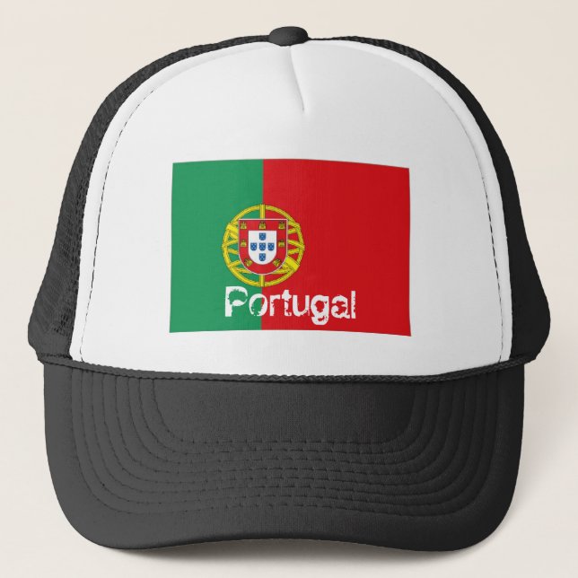 Portugal kopplar ihop den portugisiska truckerkeps (Framsida)