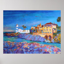 Portugal Landskap Cascais Travel Helgdag