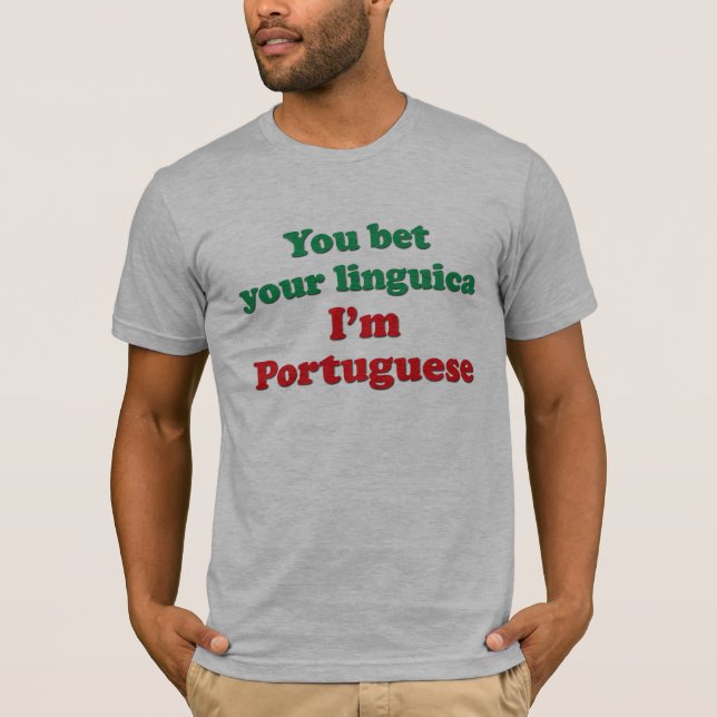 Portugal Linguica 2 Tee Shirt (Framsida)