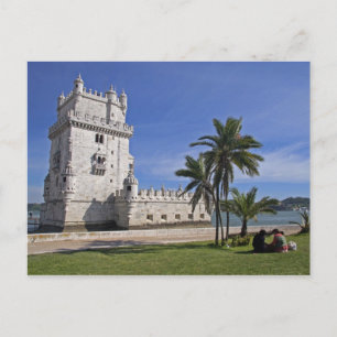 Portugal, Lissabon. Belem-tornet, ett världsarv i Vykort
