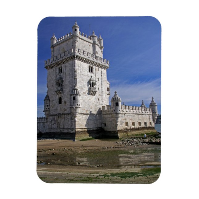 Portugal, Lissabon. Belem Tower, ett världsarv Magnet (Vertikal)