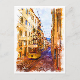 Portugal, Lissabon, Cable Car Vykort