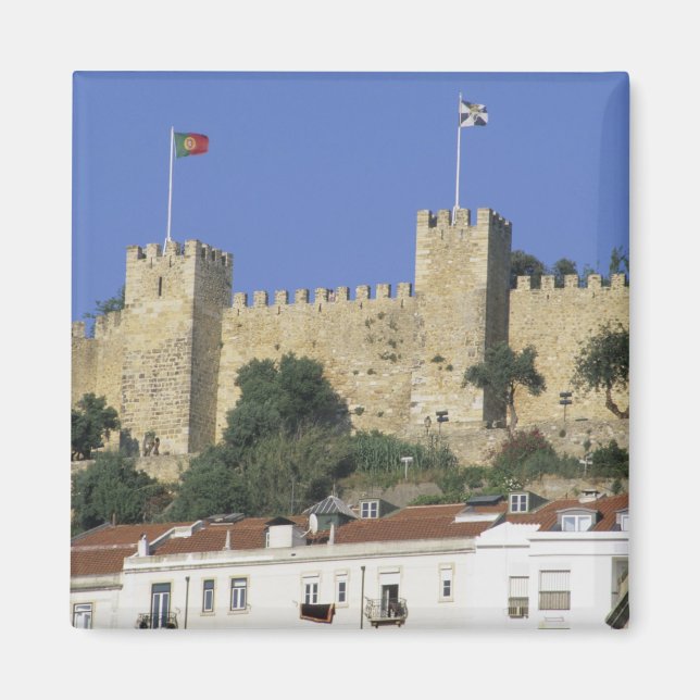 Portugal, Lissabon. Castelo de Sao Jorge. Magnet (Framsidan)