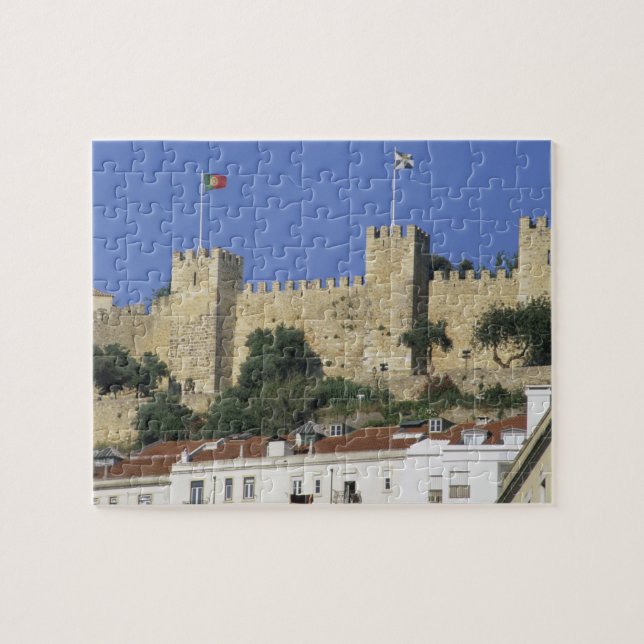 Portugal, Lissabon. Castelo de São Jorge. Pussel (Horisontell)