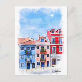 Portugal, Lissabon, grannskap Vykort