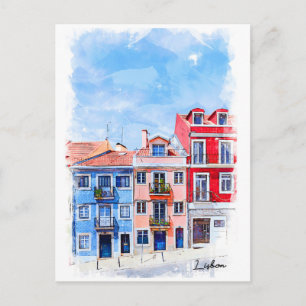 Portugal, Lissabon, grannskap Vykort