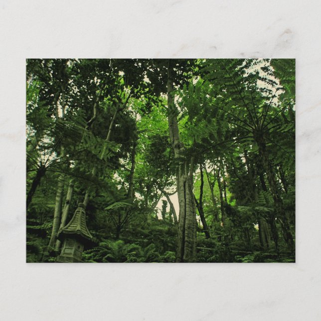 Portugal Madeira: Canopy of Lushness Postcard Vykort (Framsida)