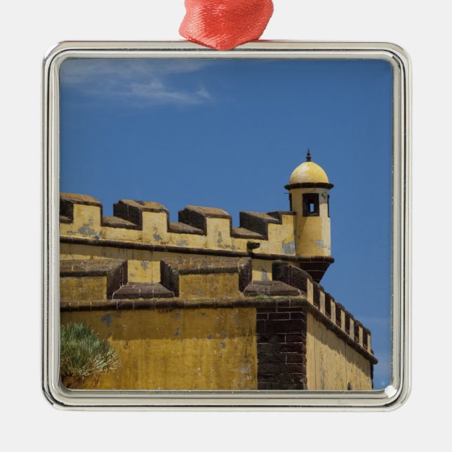 Portugal, Madeira, Funchal. Historisk Julgransprydnad Metall (Framsidan)