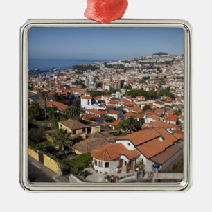 Portugal, Madeira, Funchal. Kabelbil Julgransprydnad Metall