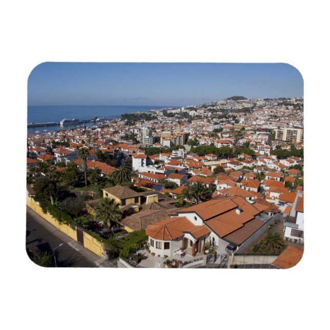 Portugal, Madeira, Funchal. Kabelbil Magnet (Horisontell)