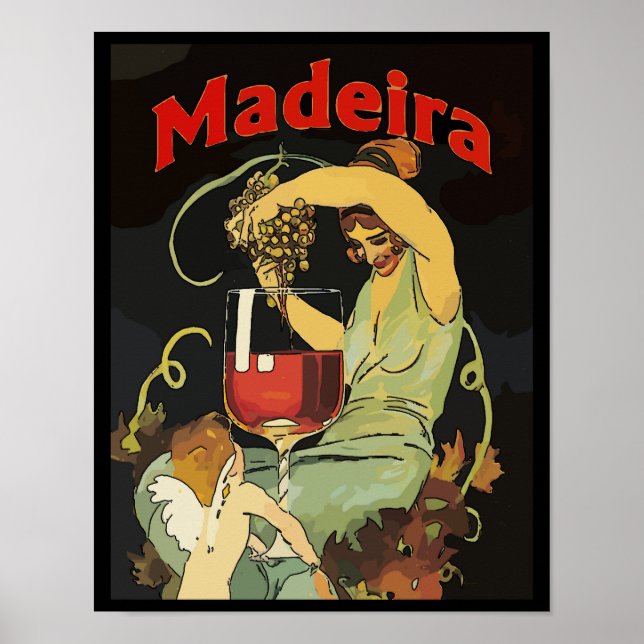 Portugal Madeira Grapes, Vin Poster (Framsidan)