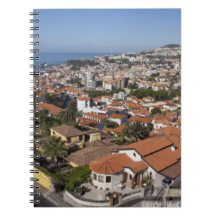 Portugal, Madeira Island, Funchal. Linbana Anteckningsbok Med Spiral