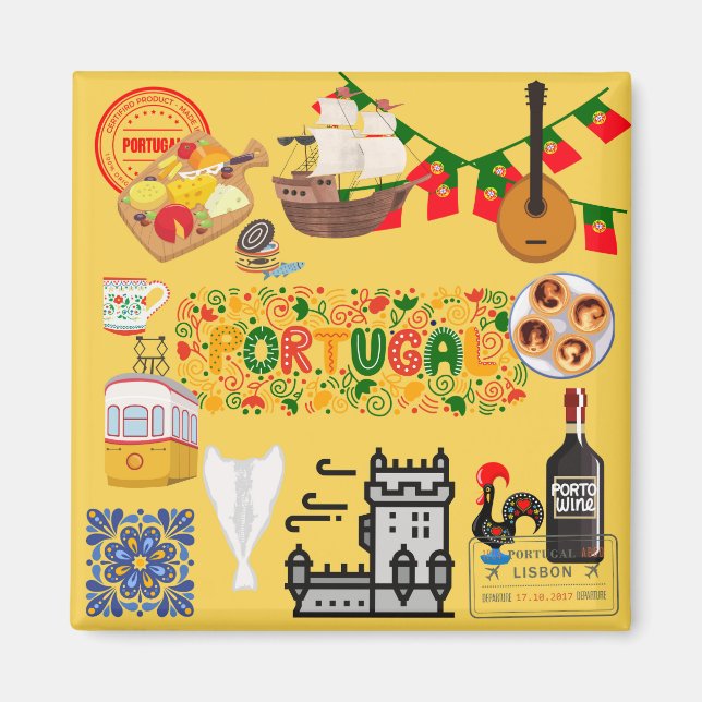 Portugal Magnet (Framsidan)