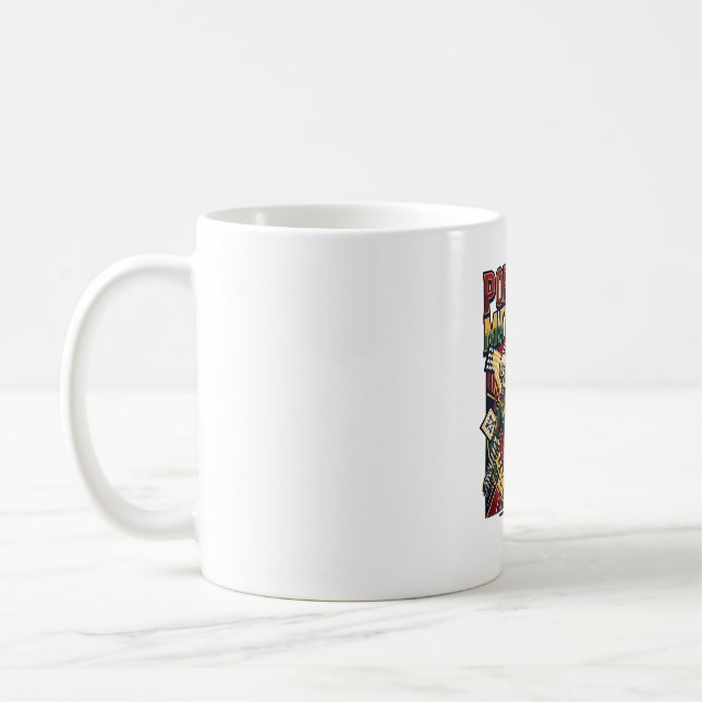 Portugal Match Day Skeleton Striker Nations Land Kaffemugg (Vänster)