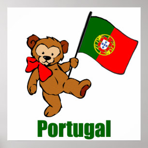 Portugal nalleaffisch poster