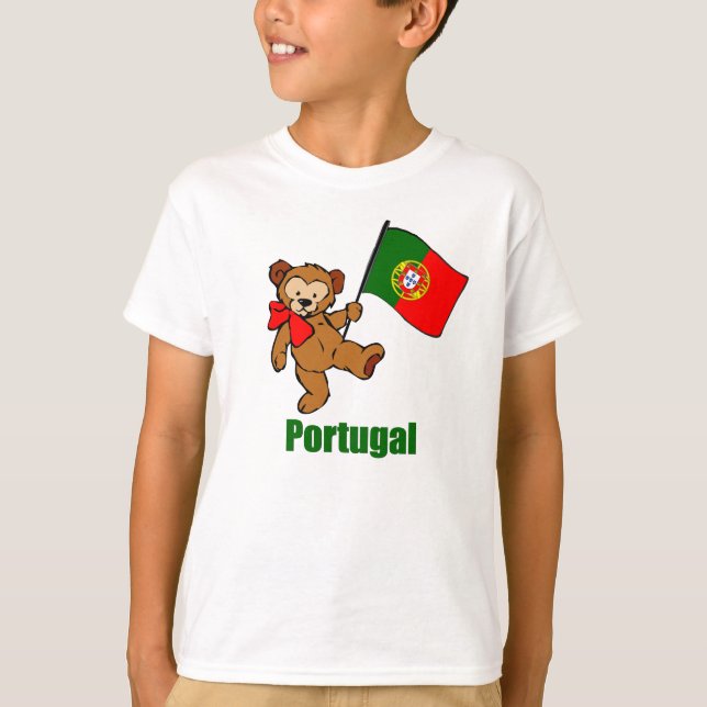 Portugal nalleT-tröja Tee Shirt (Framsida)