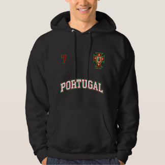 Portugal nummer 7 Fotbolls-lag Sports Portugal F Hoodie