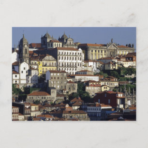 Portugal, Oporto (Porto). Historiska hus och Vykort