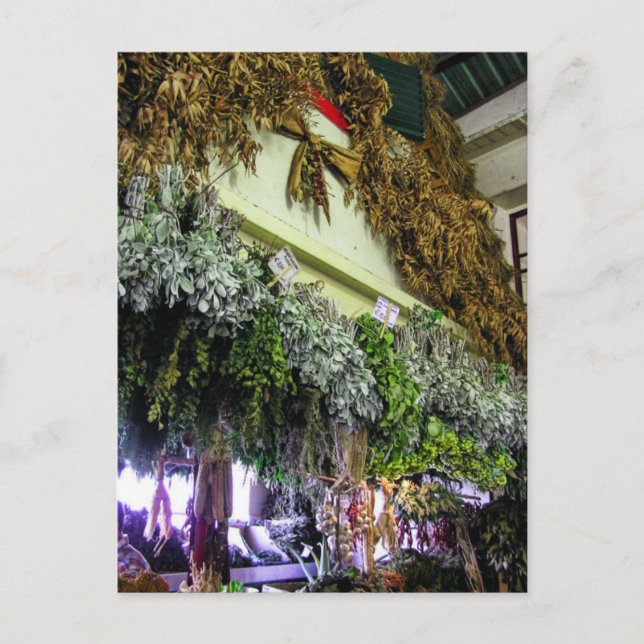 (Portugal) på vykort för den funktionella marknade (Framsida)