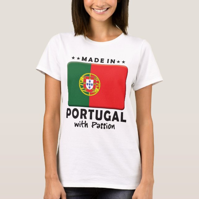 Portugal passion tee shirt (Framsida)