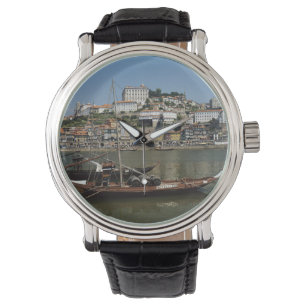 Portugal, Porto, Båt med vintunnor Armbandsur