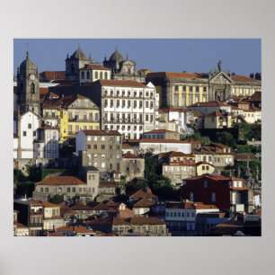 Portugal, Porto (Porto). Historiska hus och Poster