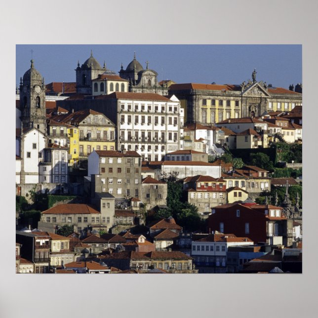 Portugal, Porto (Porto). Historiska hus och Poster (Framsidan)